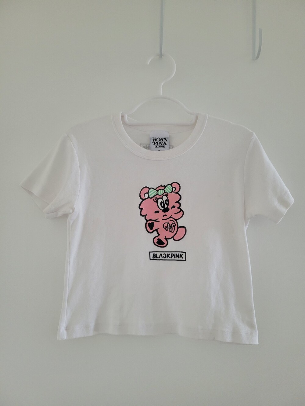 Blackpink x Verdy Born Pink White Crop Top